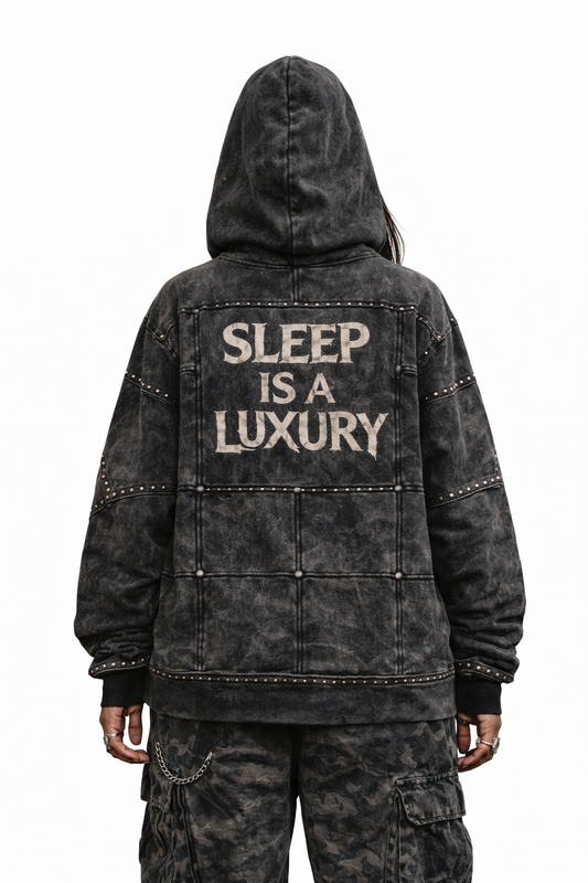 NO SLEEP “Patient NS-404” Vintage Hoodie – Pre-Order