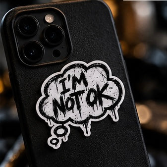 I’m Not OK — Mental Health Awareness Sticker