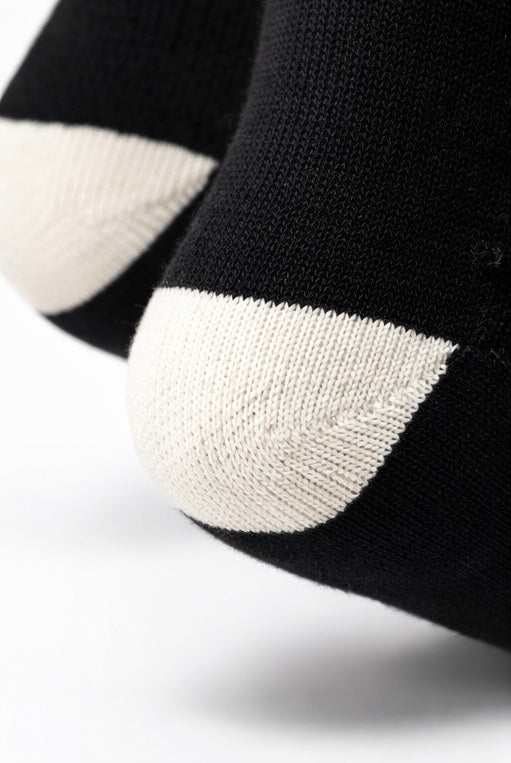 NO SLEEP Core Crew Socks – Black