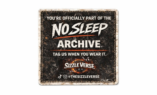 NO SLEEP Archive Sticker