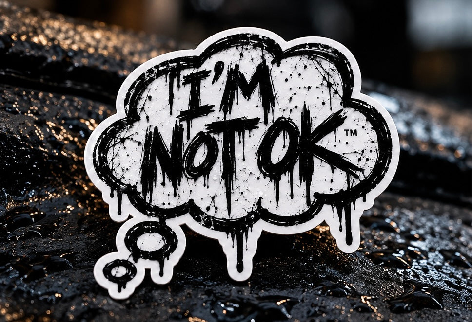 I’m Not OK — Mental Health Awareness Sticker